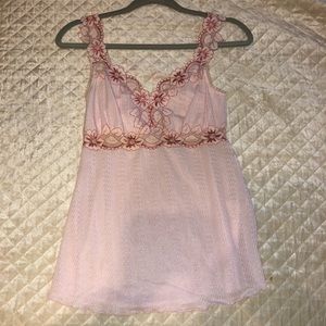 Baby pink tank top